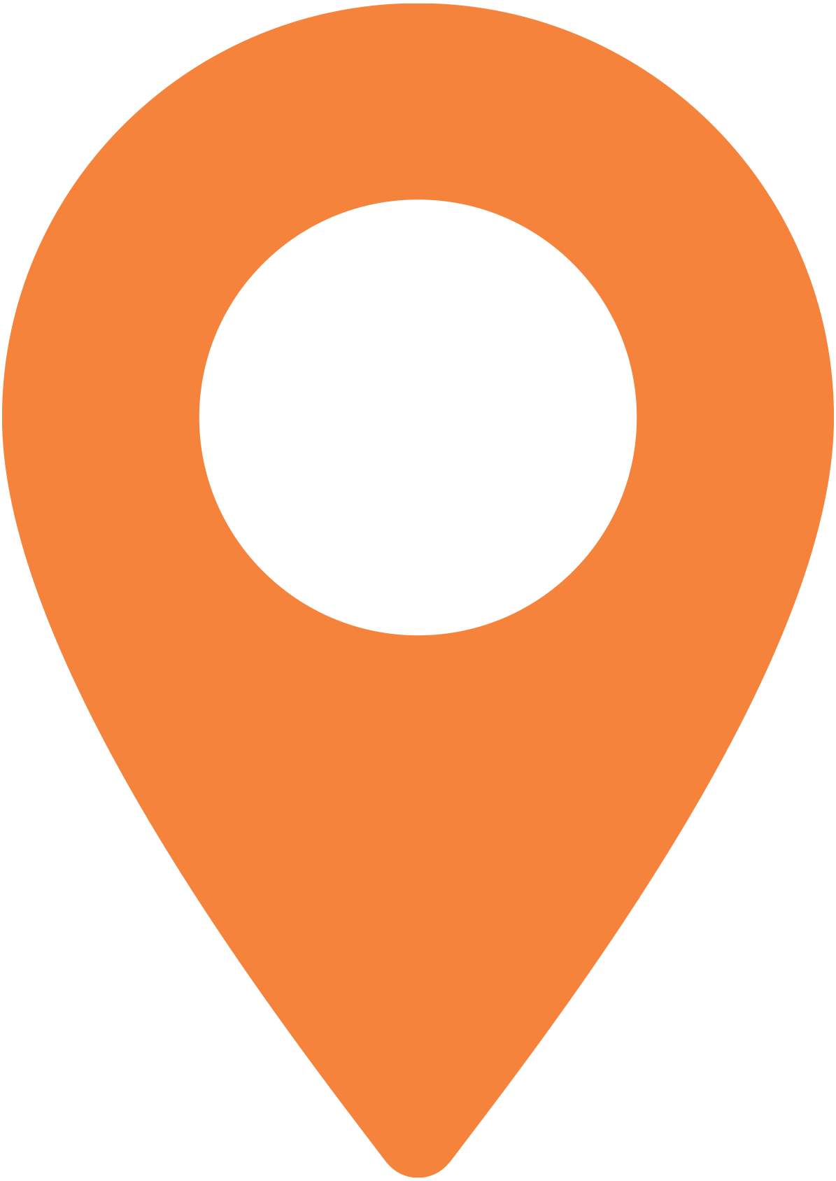 orange colored geotag