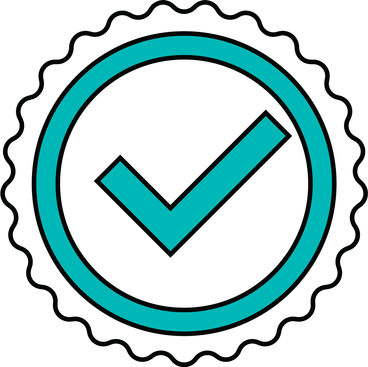 clipart of a blue checkmark