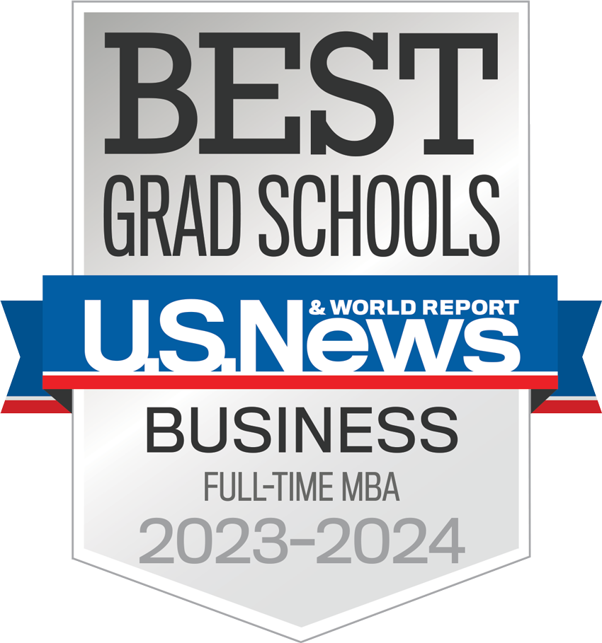 Best Grad Schools U.S. News & World Report Business Full-Time MBA 2023-2024 badge