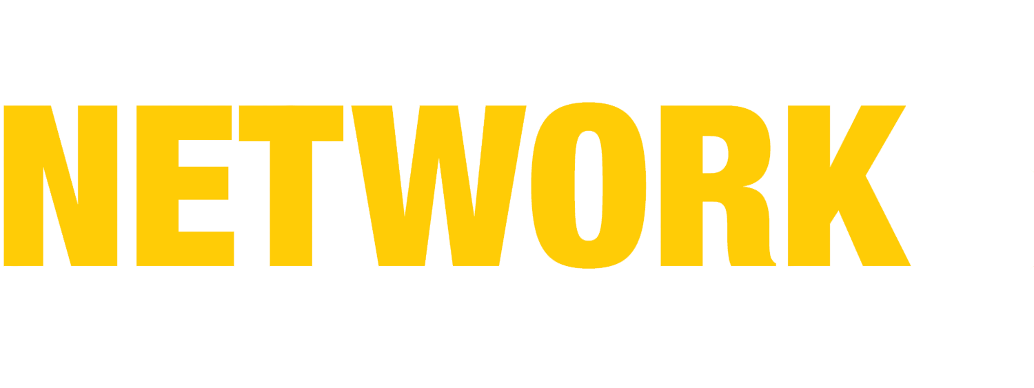 How important is a NETWORK of work friends? typographic heading